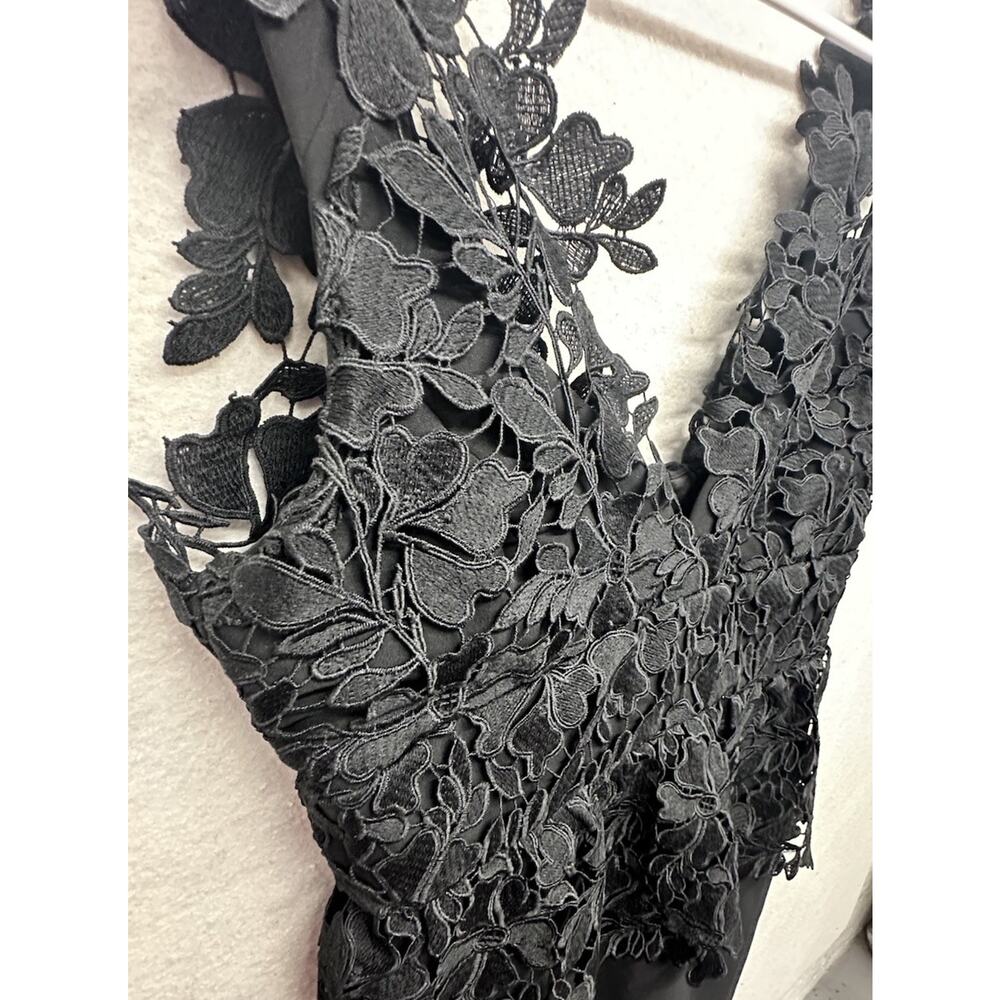 Bardot Womens Size 12 Valencia Lace Dress Black Party Cocktail Dress NWT - Picture 4 of 15